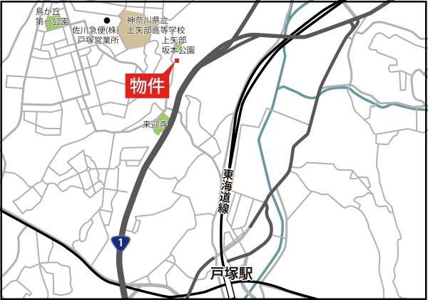 キャッスル戸塚(現地案内図)