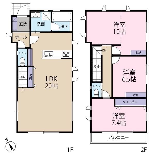 座間市立野台3丁目　新築戸建　A区画