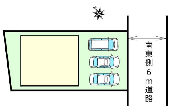 牛久市さくら台3丁目の中古一戸建て(区画図)