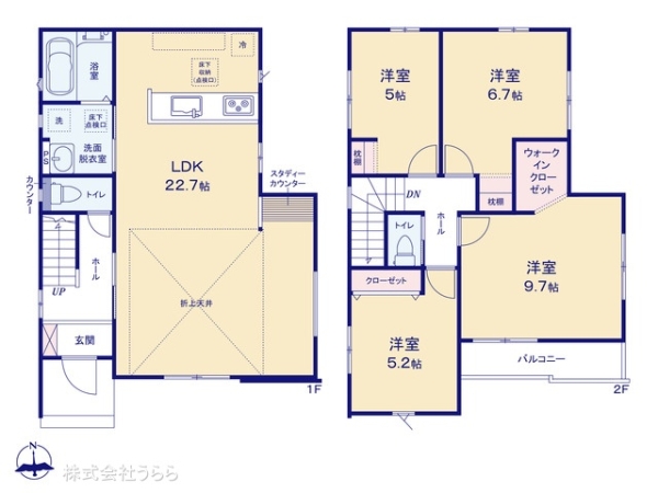 牛久市田宮２丁目の新築一戸建