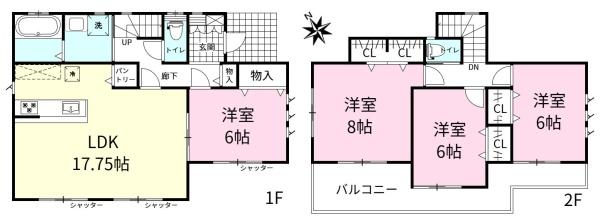 土浦市真鍋６丁目の中古一戸建て
