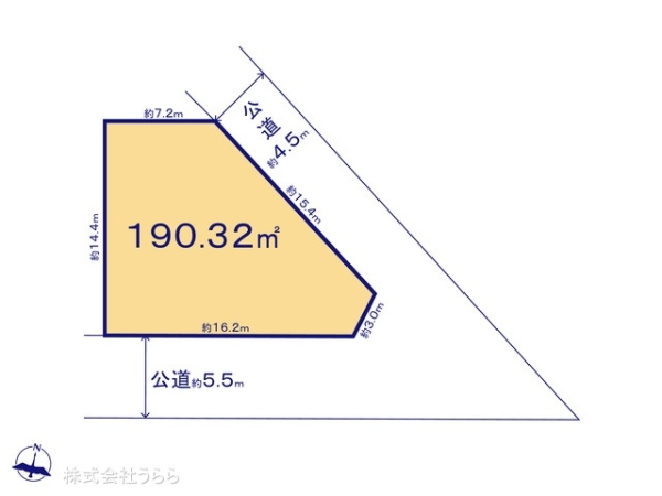 牛久市神谷５丁目の売土地
