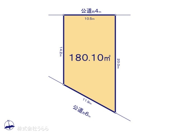 常総市本石下の売土地