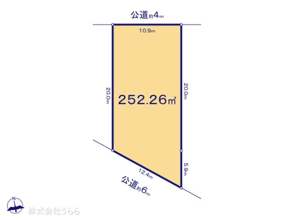 常総市本石下の売土地