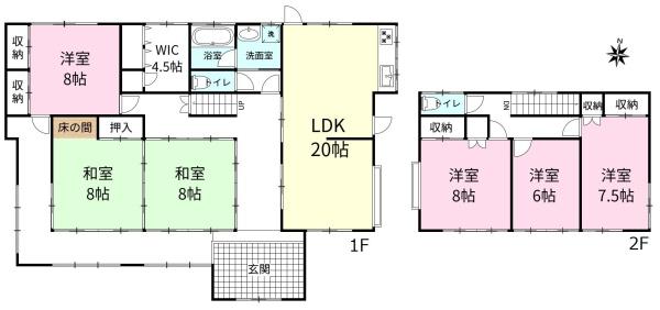 つくば市上横場の中古一戸建て
