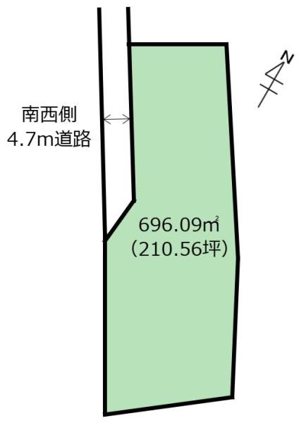 土浦市天川1丁目　土地売り
