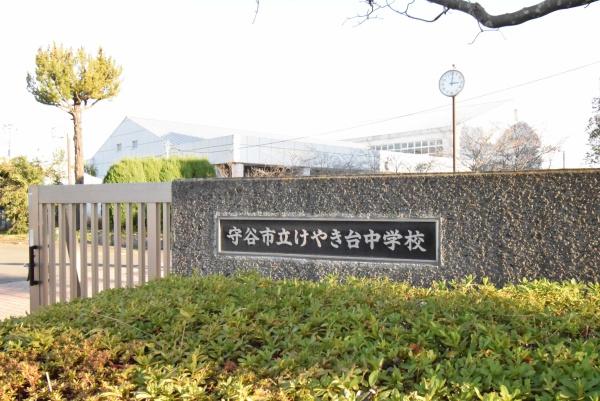 守谷市松ケ丘２丁目の土地(守谷市立けやき台中学校)