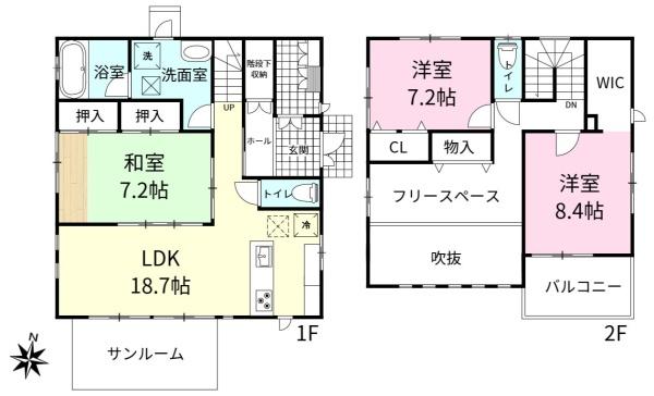 つくば市上横場の中古一戸建て
