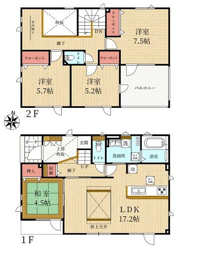 ブルーミングガーデン東区北４２条東４丁目新築戸建