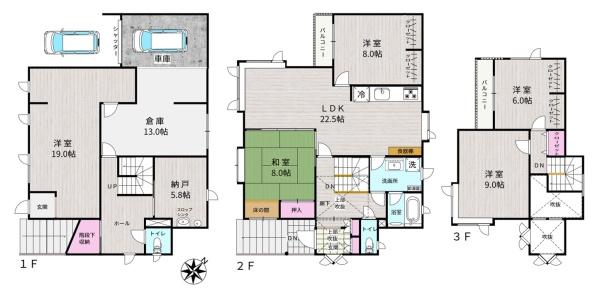 清田区真栄三条2丁目・外壁屋根室内リフォ住宅