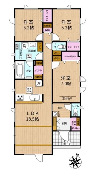 ブルーミングガーデン東区北３５条東２０丁目新築戸建