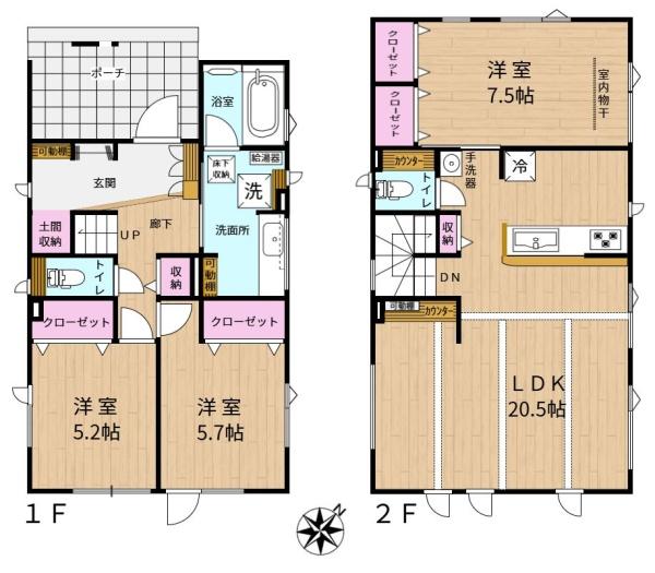 ブルーミングガーデン西区山の手６条５丁目新築戸建