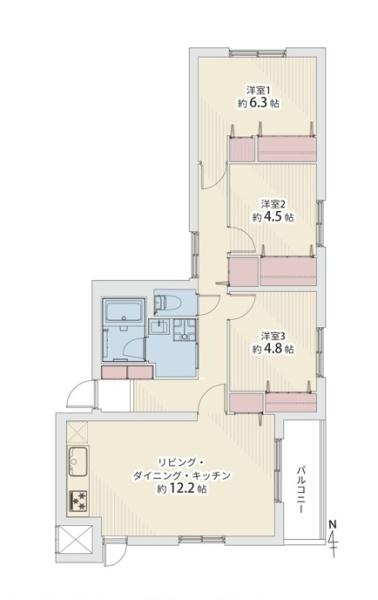 メゾンドルチェ平岸第３