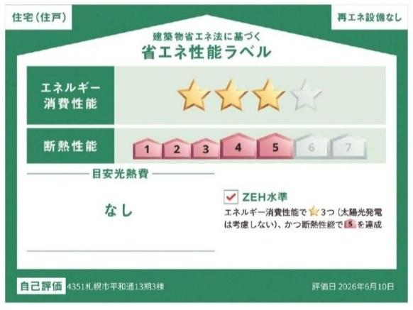 ＧＲＡＦＡＲＥ白石区平和通１０丁目北新築住宅