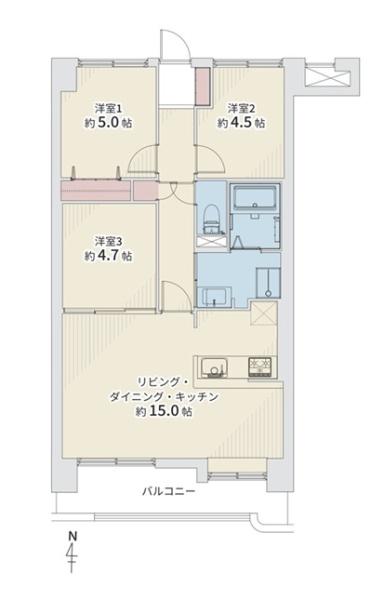 ライオンズマンション中の島通り