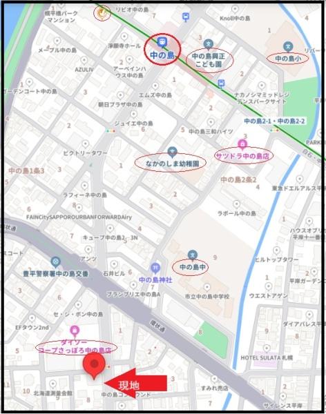 ライオンズマンション中の島通り