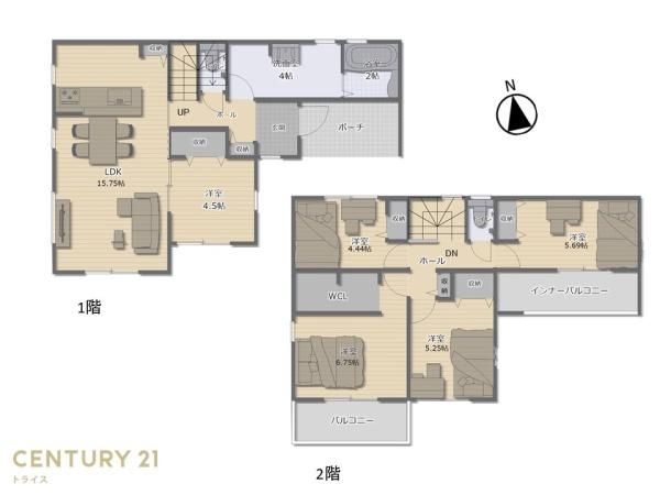 Livele　Garden.西尾第68一色町一色　2号棟