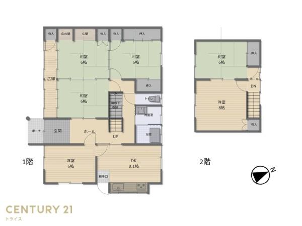 西尾市一色町藤江上元〆の中古一戸建