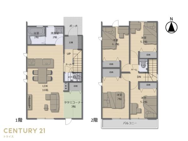 LINAGE 西尾市米津町01期 4号棟