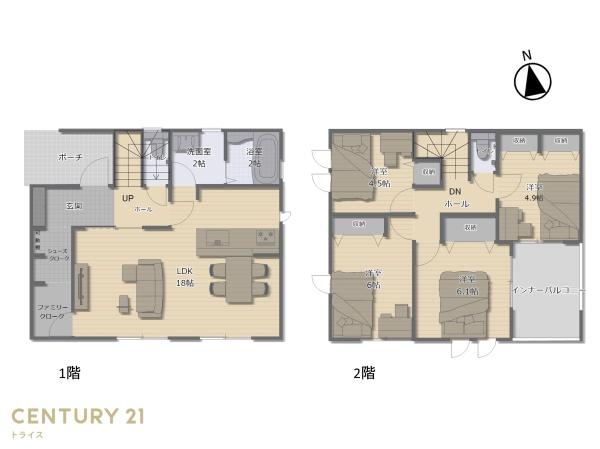LINAGE 西尾市一色町一色01期 1号棟