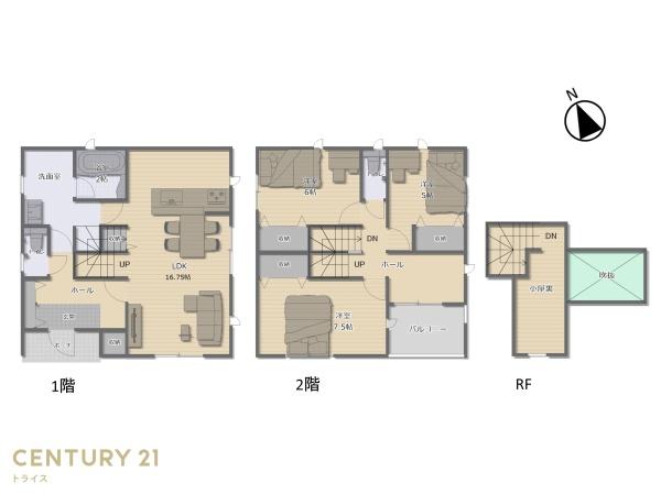 Cradlegarden西尾市南中根町第2　3号棟
