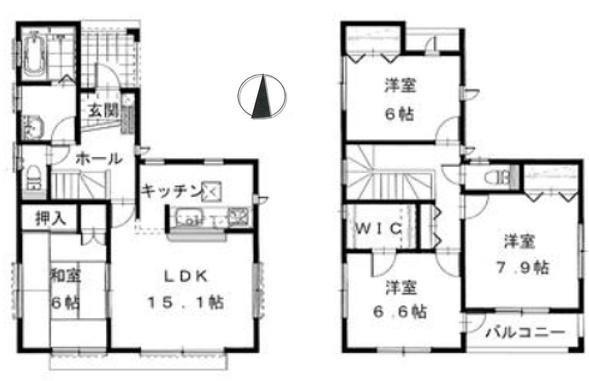 市原市青葉台6丁目H棟　新築戸建て