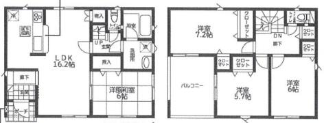 市原市西広第7　新築戸建て　全2棟
