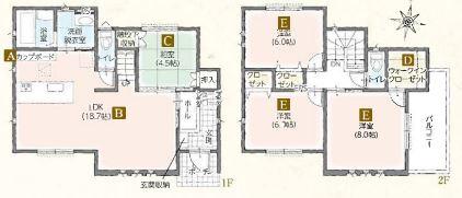 タマタウン佐倉市臼井　新築戸建て　全8棟