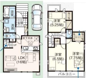 千葉市美浜区磯辺7期　新築戸建て　全2棟