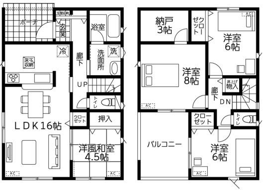 匝瑳市板倉台第2　新築戸建て　全3棟