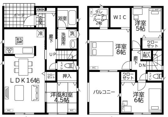 匝瑳市板倉台第2　新築戸建て　全3棟