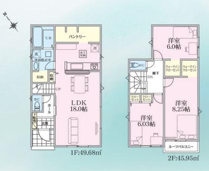 千葉市稲毛区宮野木町22-2期　新築戸建て　全8棟