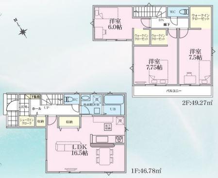 千葉市稲毛区宮野木町22-2期　新築戸建て　全8棟