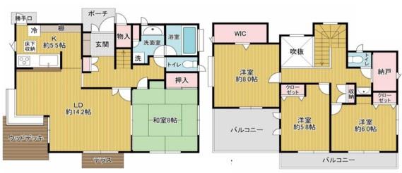 千葉市花見川区み春野3丁目　戸建て