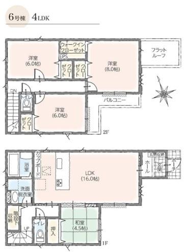 花見川区千種町新築分譲戸建　全6棟