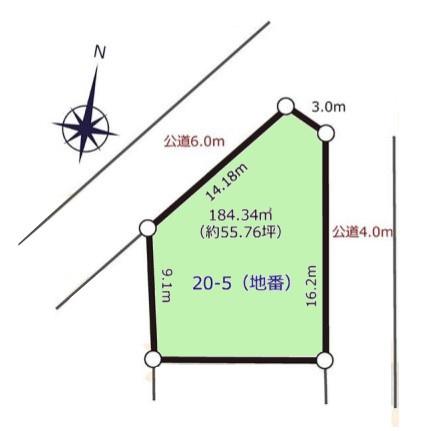 四街道市さちが丘1丁目　売地
