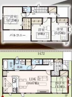 グラファーレ千葉市花見川区こてはし台2丁目10期　新築戸建て