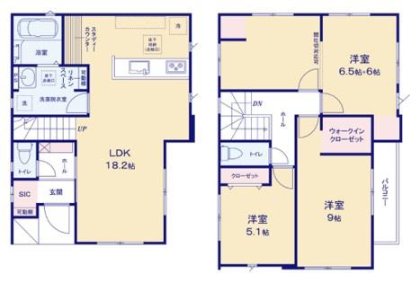 千葉市稲毛区宮野木町9期　新築戸建て