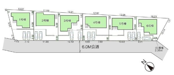 グラファーレ白井市冨士10期　全6棟　新築戸建
