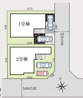 グラファーレ千葉市長作台10期　新築戸建　全2棟