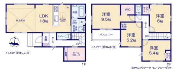 千葉市若葉区桜木北6期　新築戸建て　全4棟