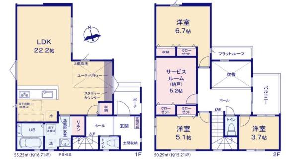 千葉市若葉区都賀6期　新築戸建て