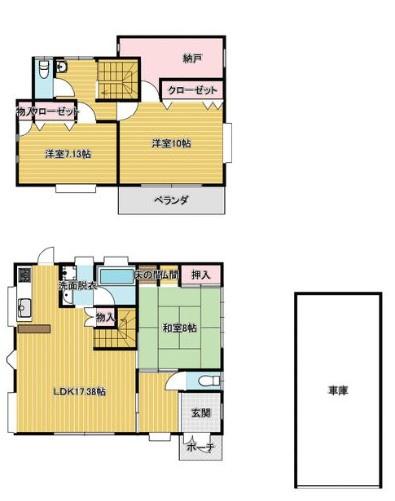 千葉市花見川区朝日ケ丘1丁目　戸建て