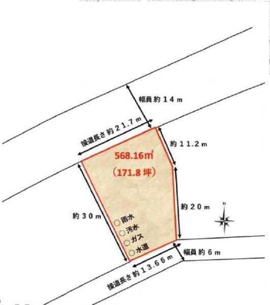 木更津市金田東１丁目　売地