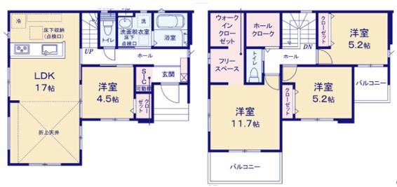 船橋市高野台3丁目9期　新築戸建て