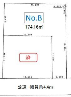 四街道市栗山　売地　区画B・区画D