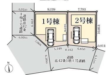 千葉市稲毛区小仲台8丁目　新築戸建て　全2棟