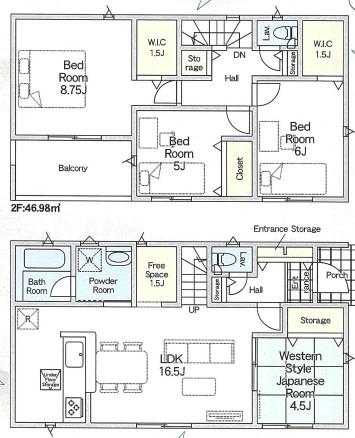 八街市文違第3　新築戸建て