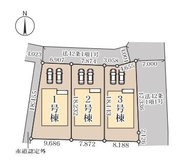 千葉市中央区塩田町　全3棟　新築戸建