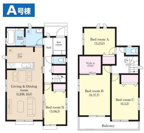 成田市玉造3　新築戸建て　全2棟